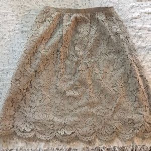 Jenny Yoo Collection Lace Overlay skirt